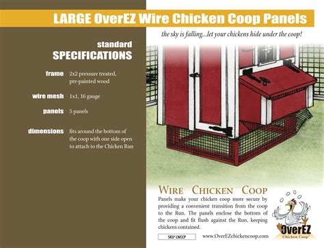 large chicken coop panels